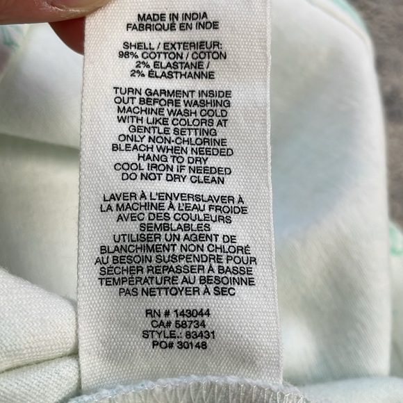 New Avec Les Filles Just Sea Denim Mini Dress in Seafoam Mermaid Toile Sz 10 - Picture 11 of 11